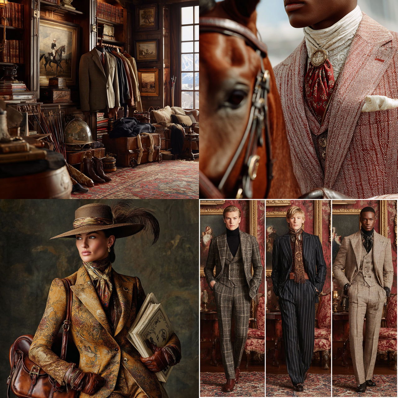 Ralph Lauren style, Midjourney V7, render 1 of 4