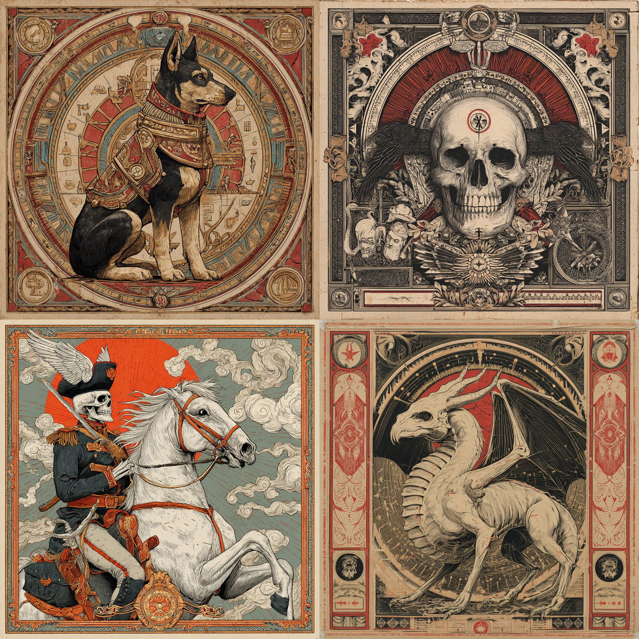 Ravi Zupa style, Midjourney V7, render 1 of 4
