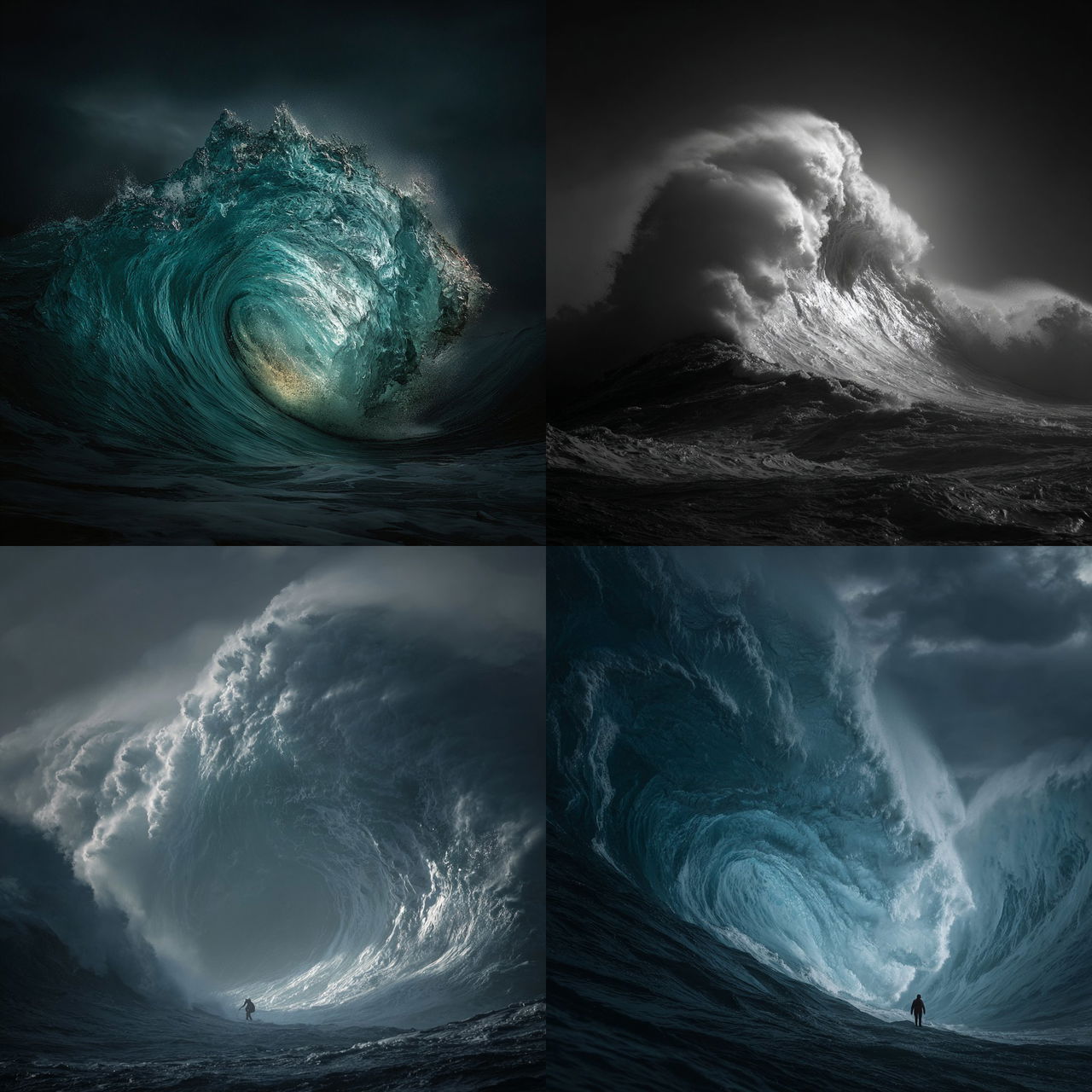 Ray Collins style, Midjourney V7, render 1 of 4