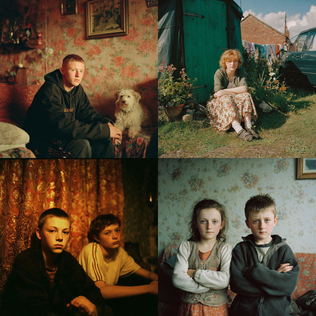 Richard Billingham style, Midjourney V7, render 1 of 4