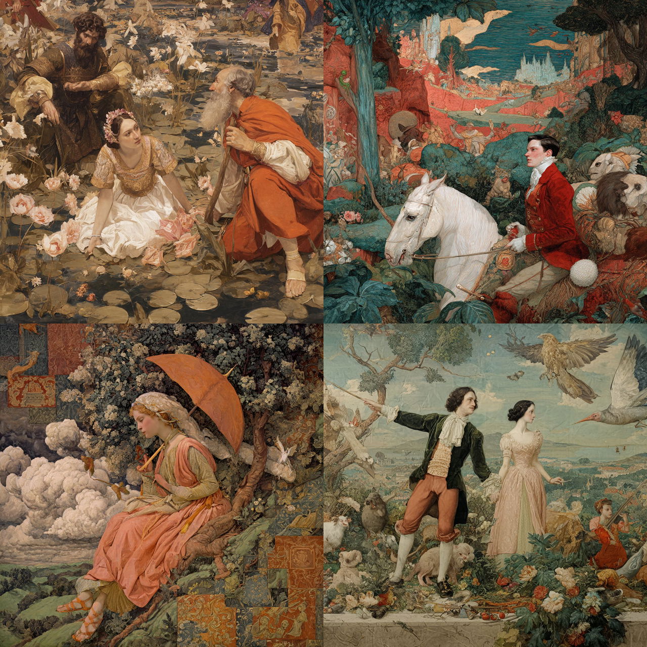 Richard Dadd style, Midjourney V7, render 1 of 4