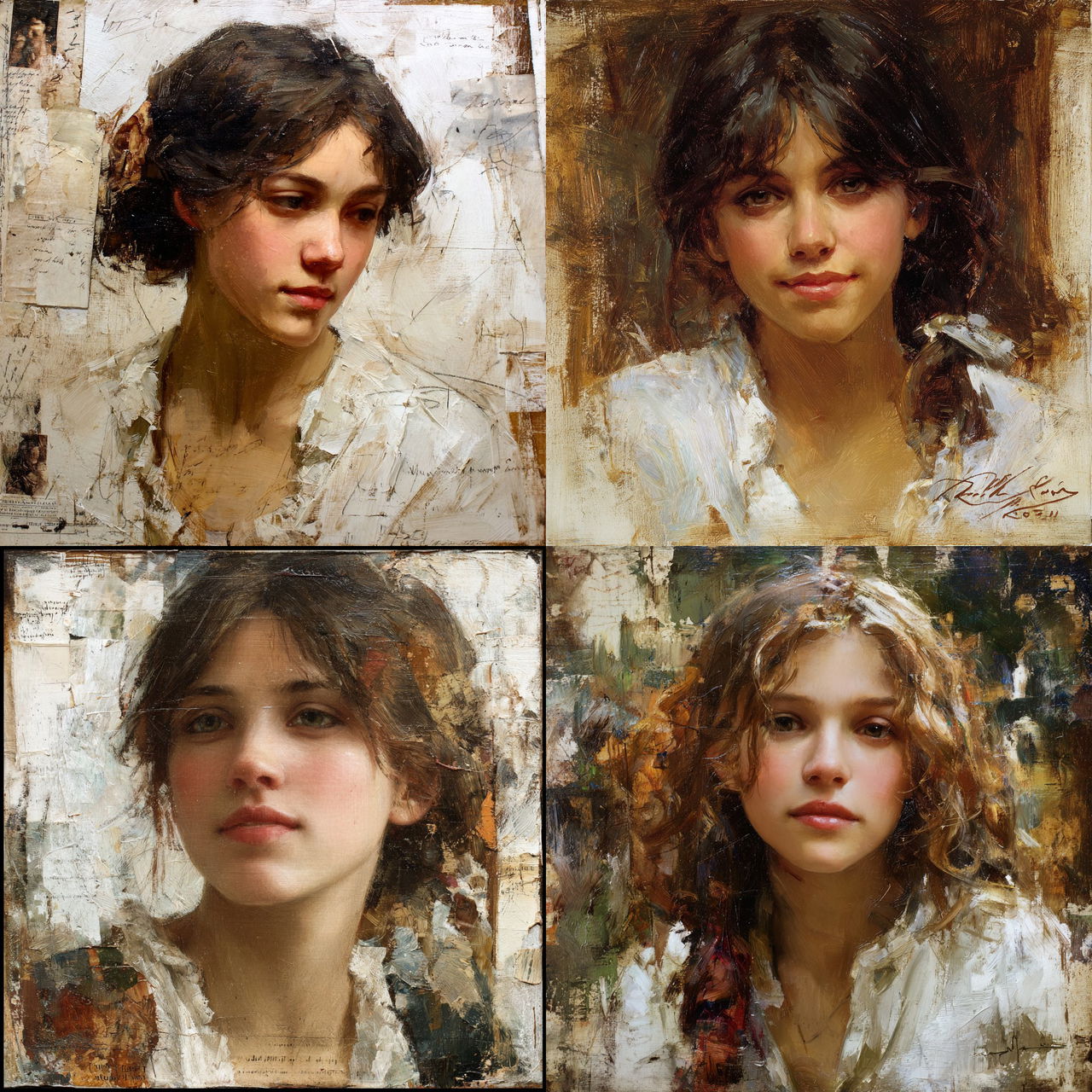 Richard Schmid style, Midjourney V7, render 1 of 4