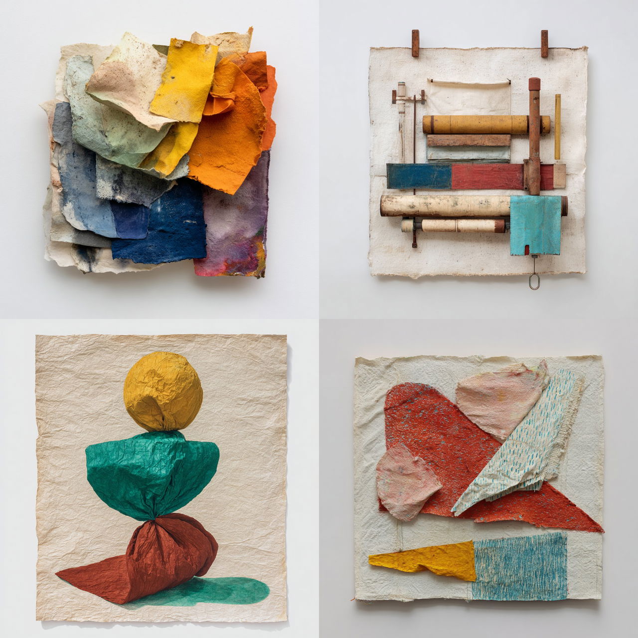 Richard Tuttle style, Midjourney V7, render 1 of 4