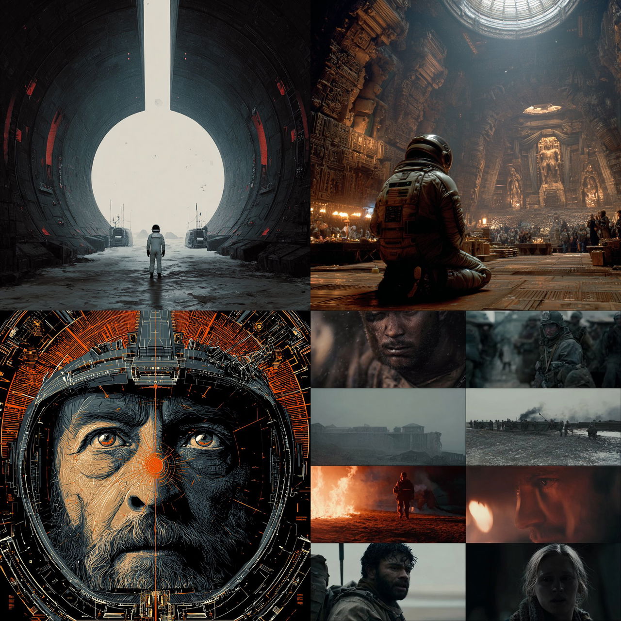 Ridley Scott style, Midjourney V7, render 1 of 4