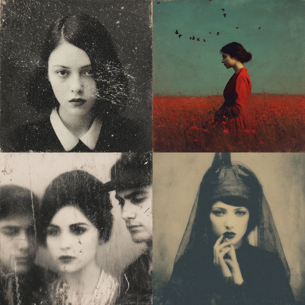 Rimel Neffati style, Midjourney V7, render 1 of 4