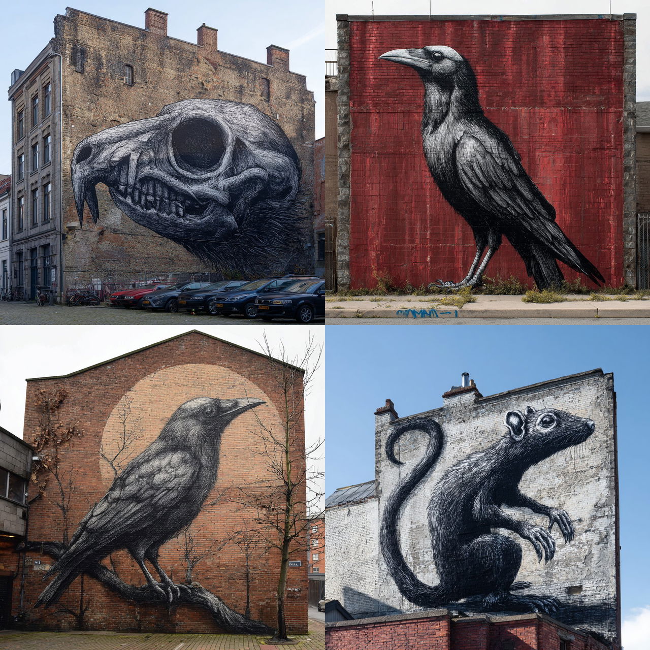 ROA style, Midjourney V7, render 1 of 4
