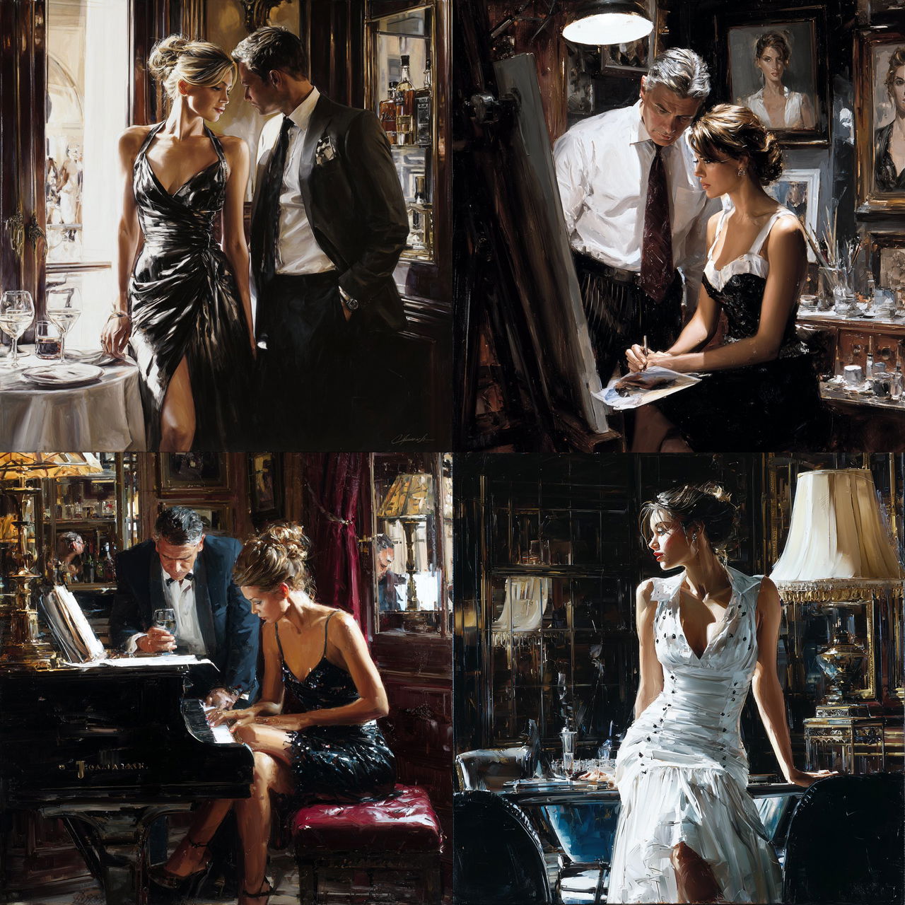 Rob Hefferan style, Midjourney V7, render 1 of 4