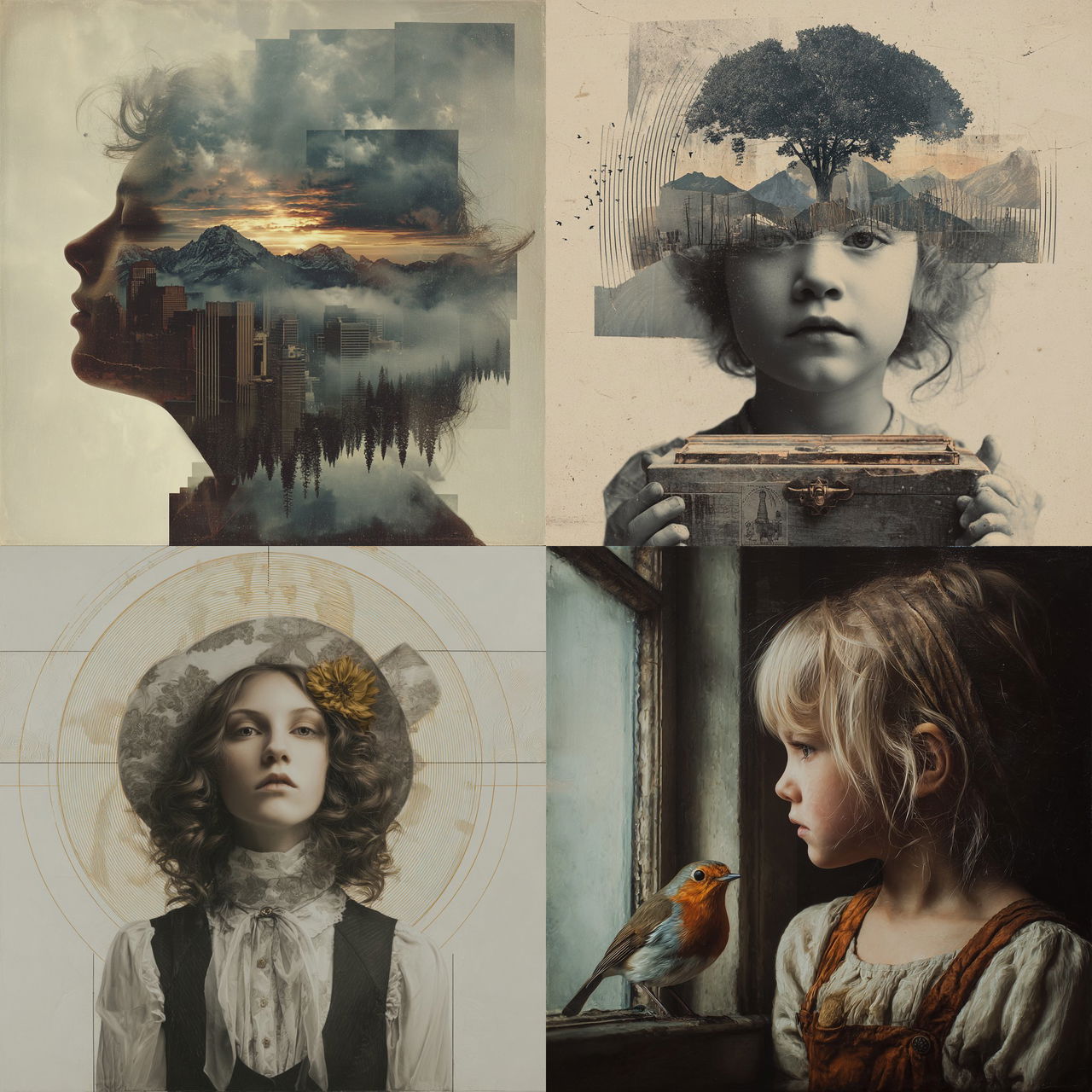 Robby Cavanaugh style, Midjourney V7, render 1 of 4