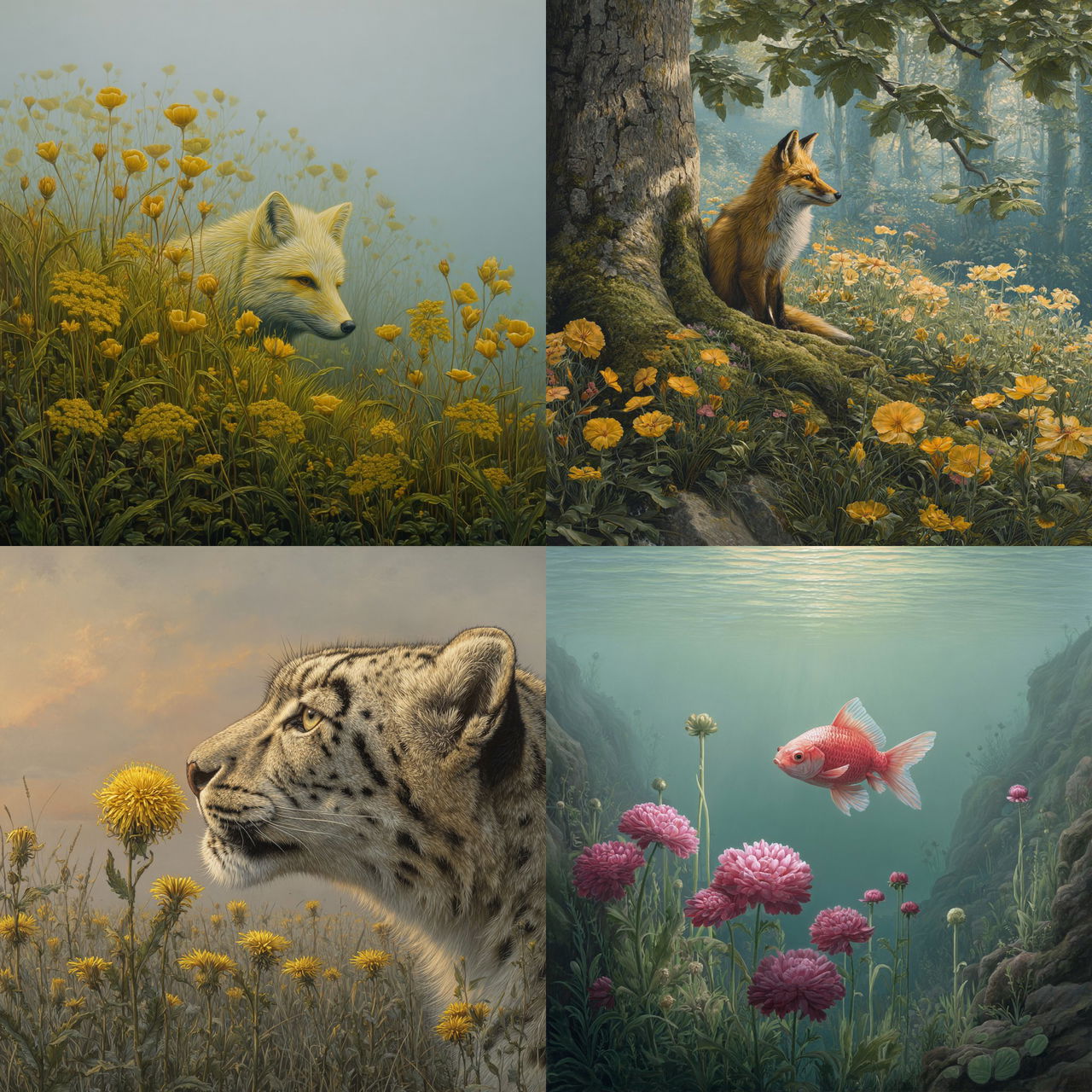 Robert Bissell style, Midjourney V7, render 1 of 4