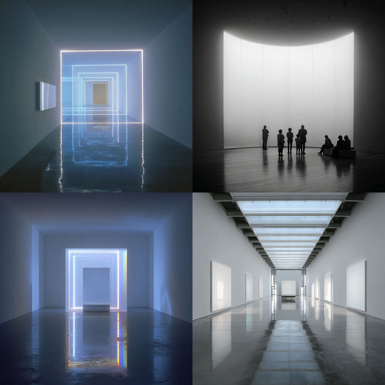 Robert Irwin style, Midjourney V7, render 1 of 4