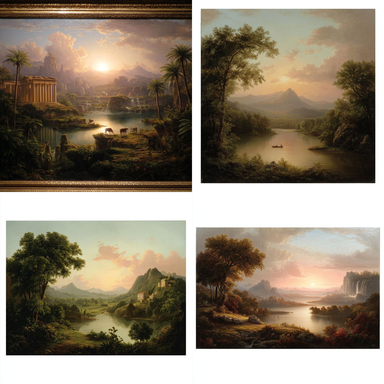 Robert Seldon Duncanson style, Midjourney V7, render 1 of 4