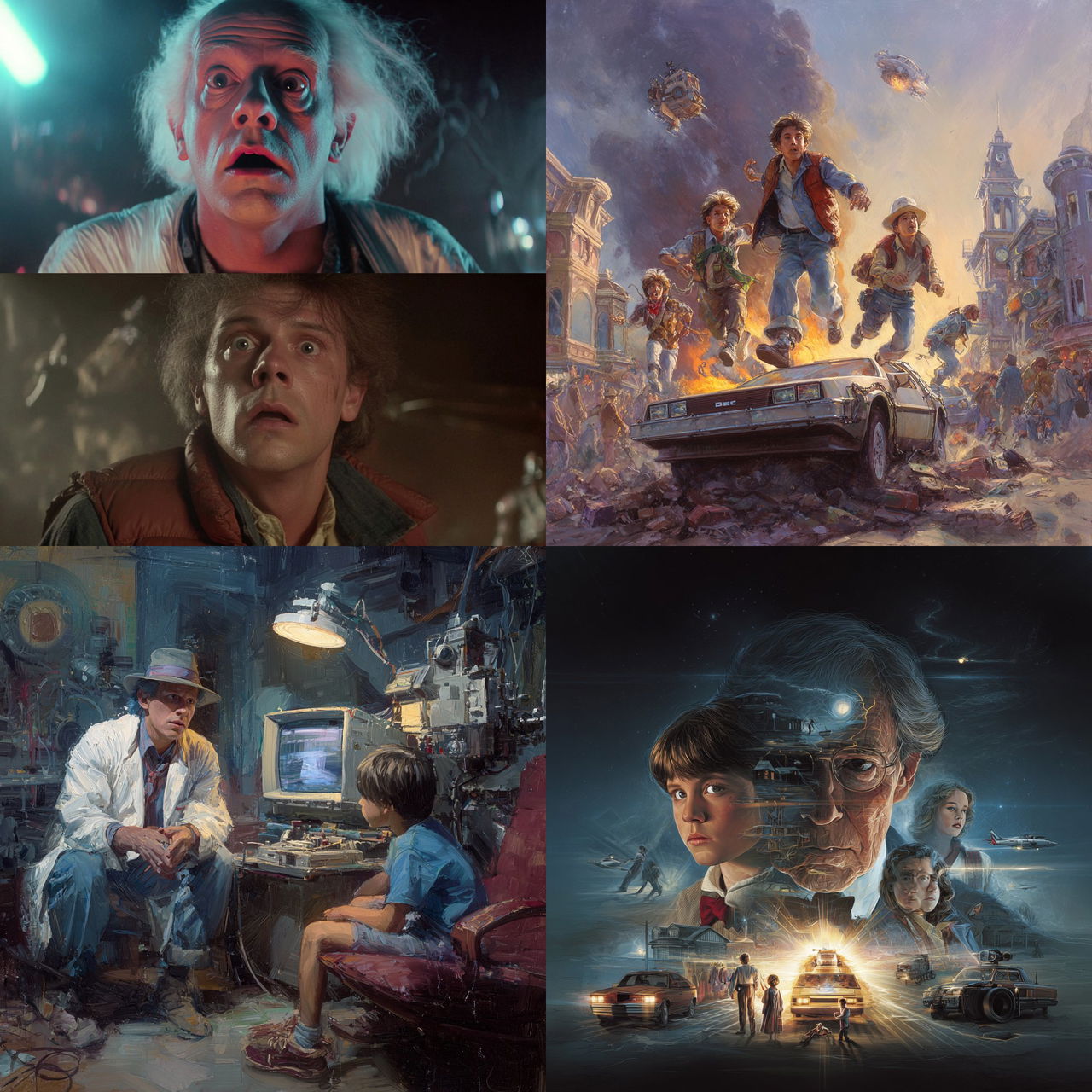 Robert Zemeckis style, Midjourney V7, render 1 of 4