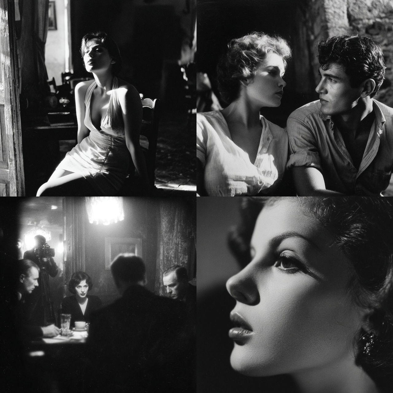 Roberto Rossellini style, Midjourney V7, render 1 of 4