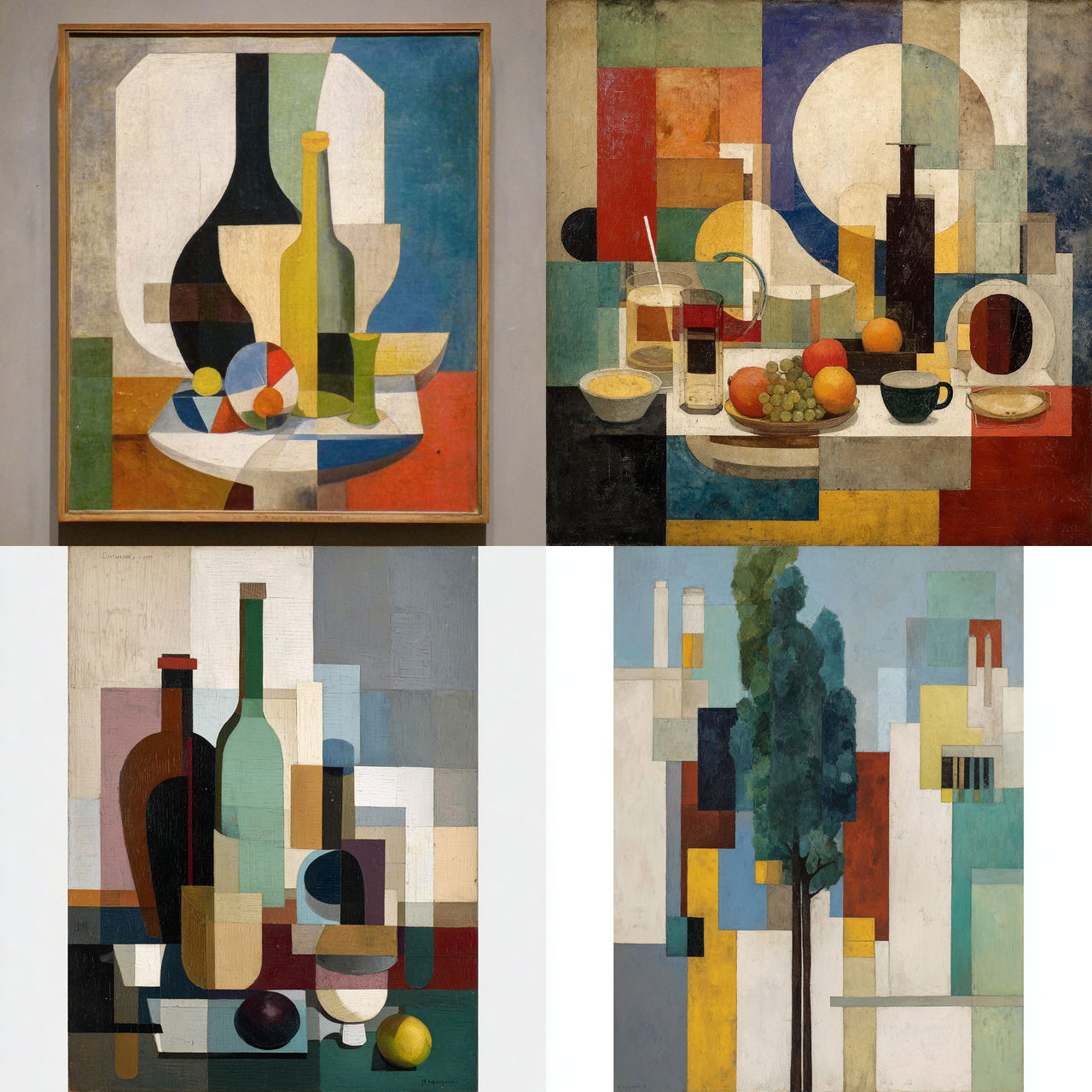 Roger de La Fresnaye style, Midjourney V7, render 1 of 4