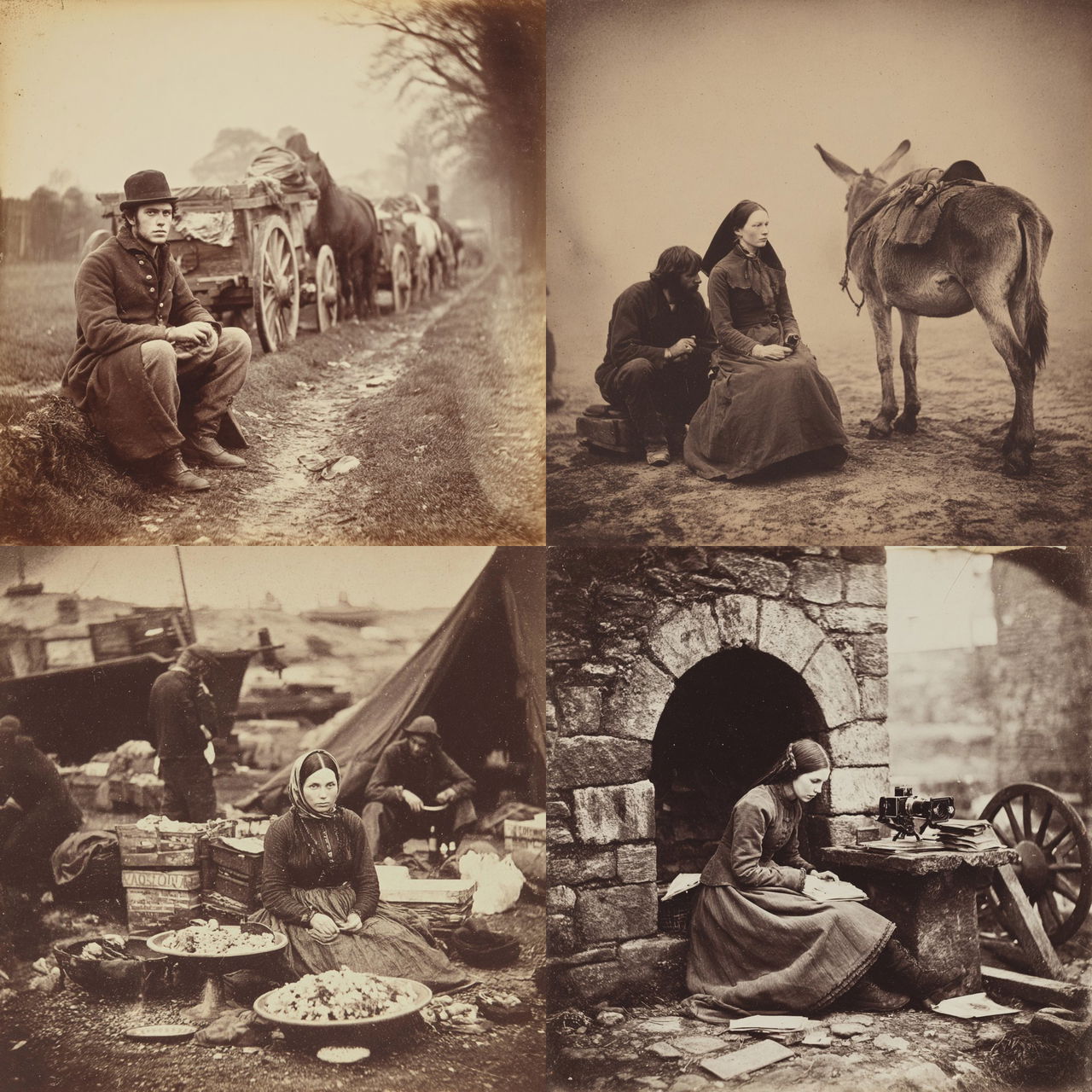Roger Fenton style, Midjourney V7, render 1 of 4