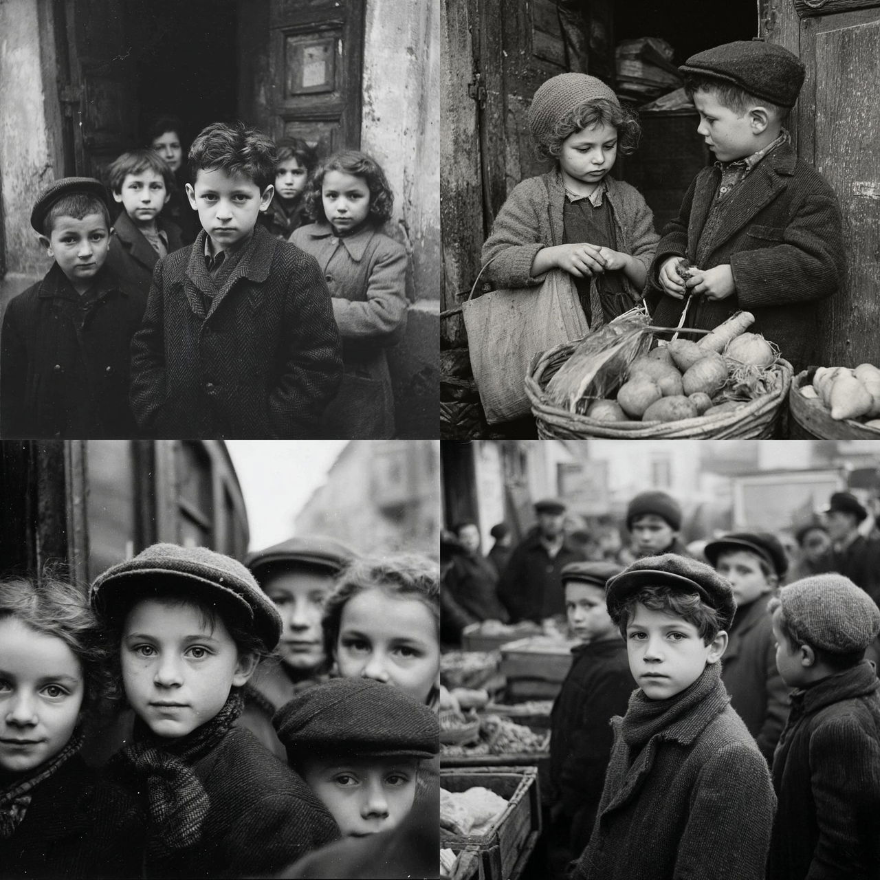 Roman Vishniac style, Midjourney V7, render 1 of 4