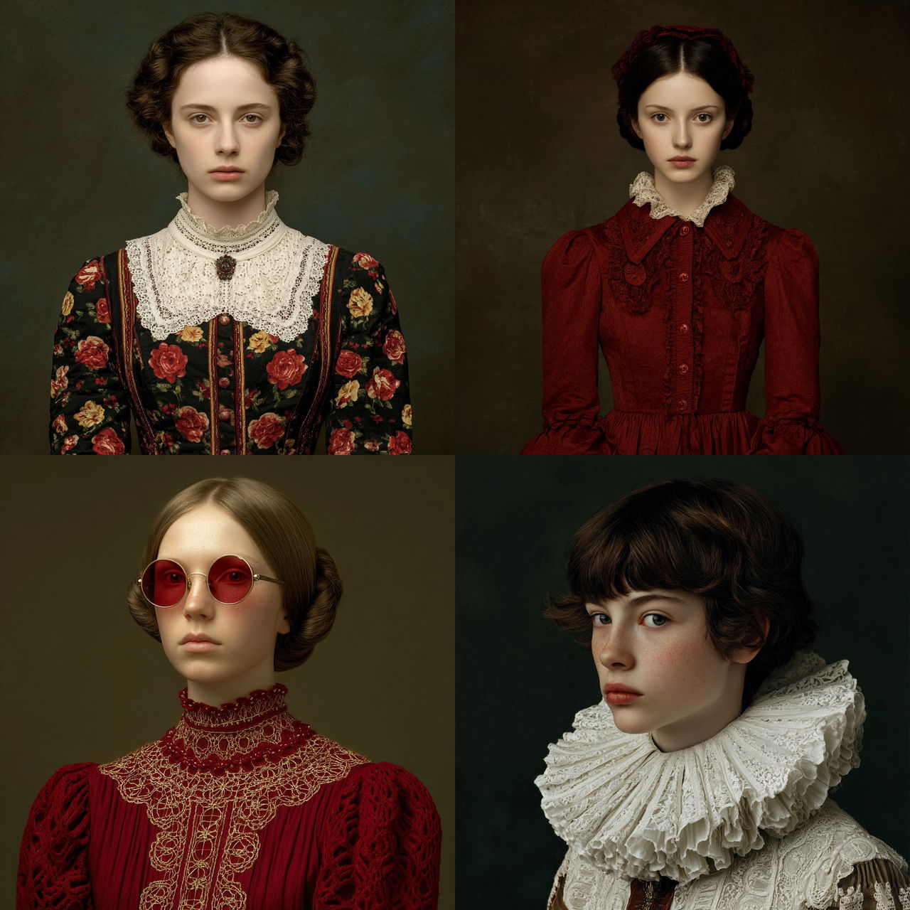 Romina Ressia style, Midjourney V7, render 1 of 4