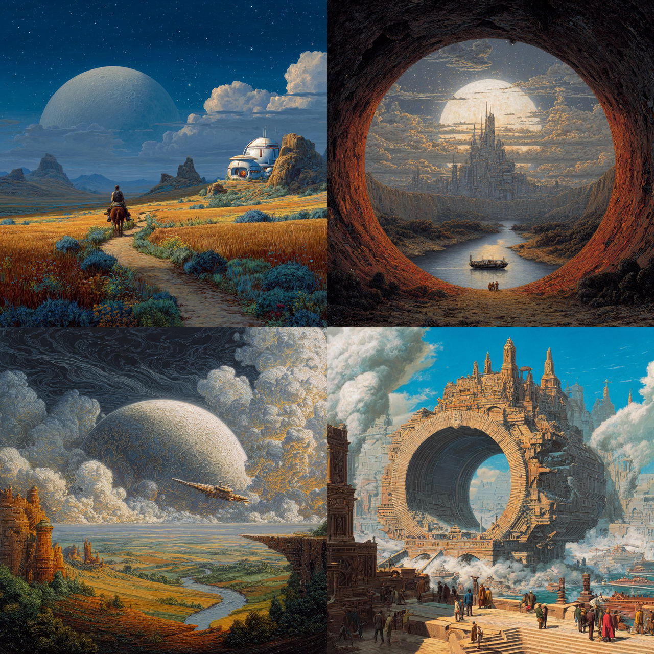Ron Walotsky style, Midjourney V7, render 1 of 4