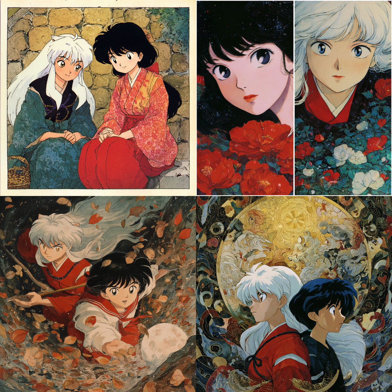 Rumiko Takahashi style, Midjourney V7, render 1 of 4
