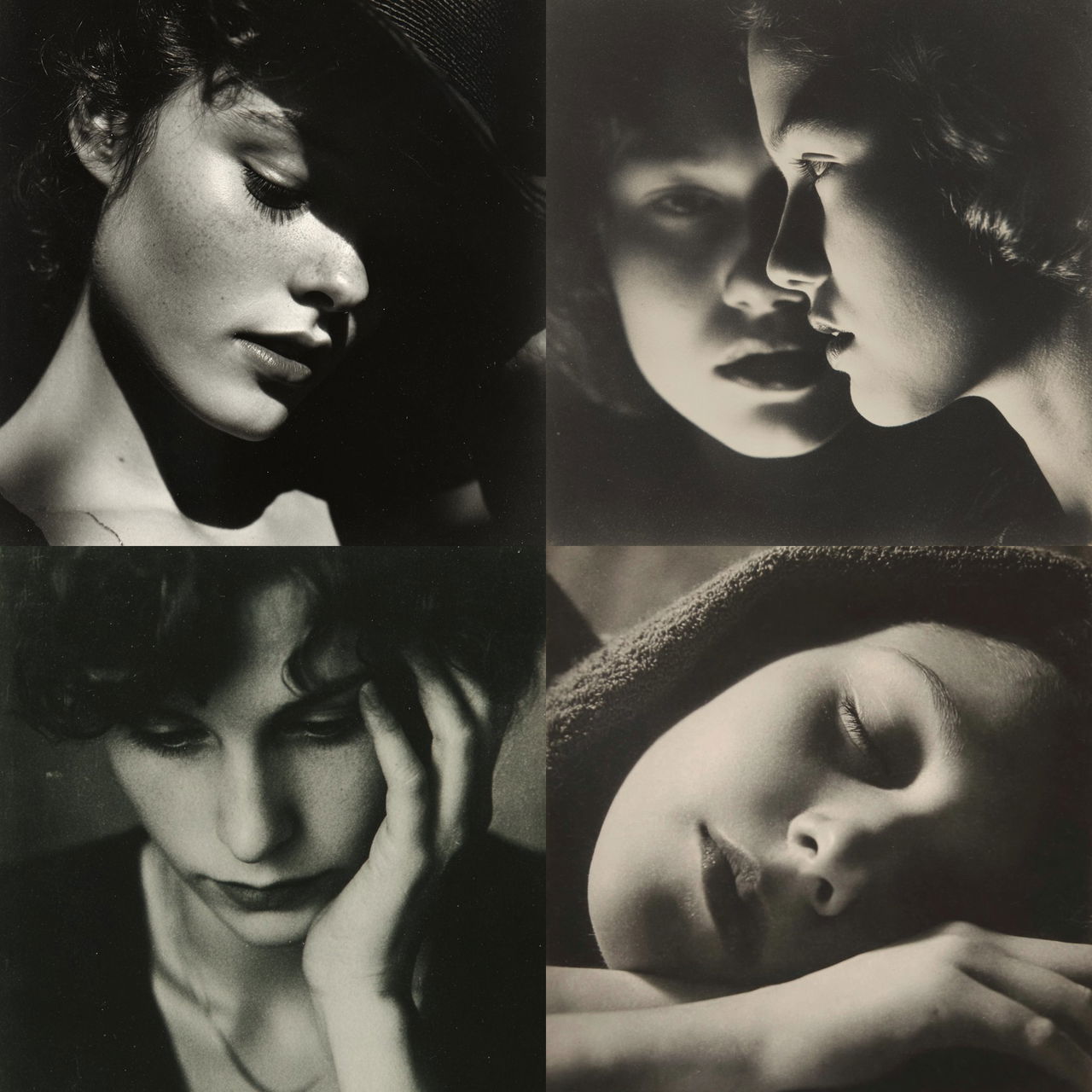 Ruth Bernhard style, Midjourney V7, render 1 of 4