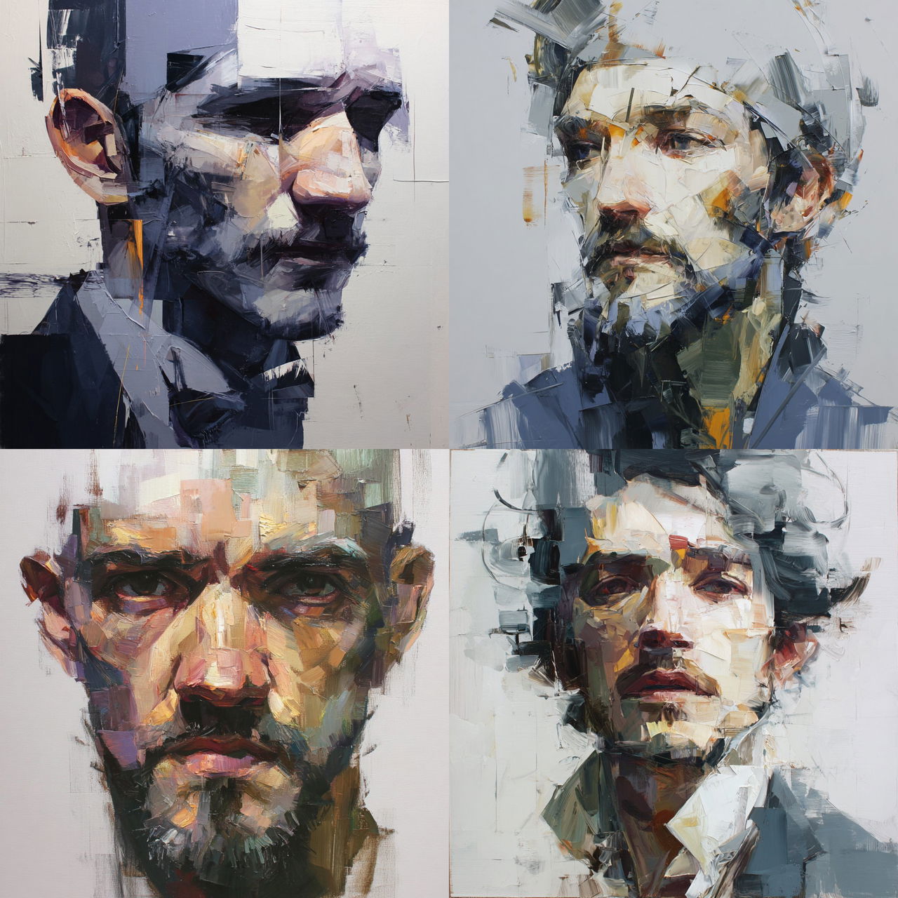 Ryan Hewett style, Midjourney V7, render 1 of 4