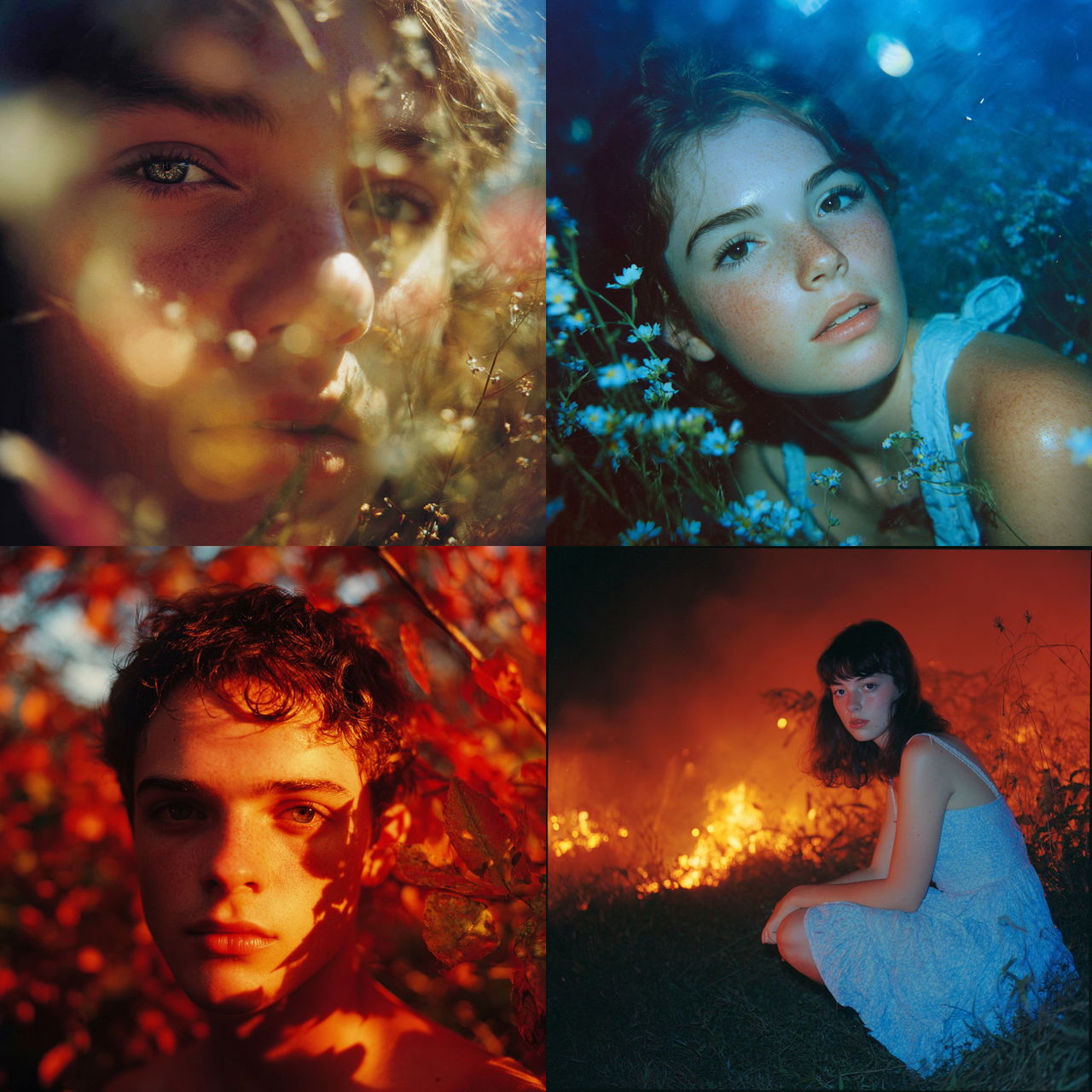 Ryan McGinley style, Midjourney V7, render 1 of 4