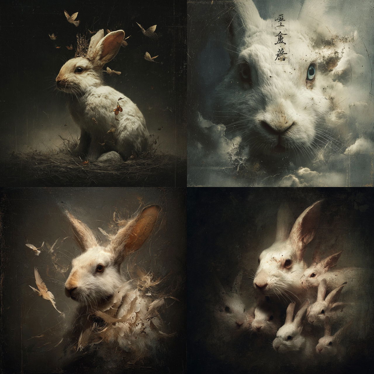 Ryohei Hase style, Midjourney V7, render 1 of 4