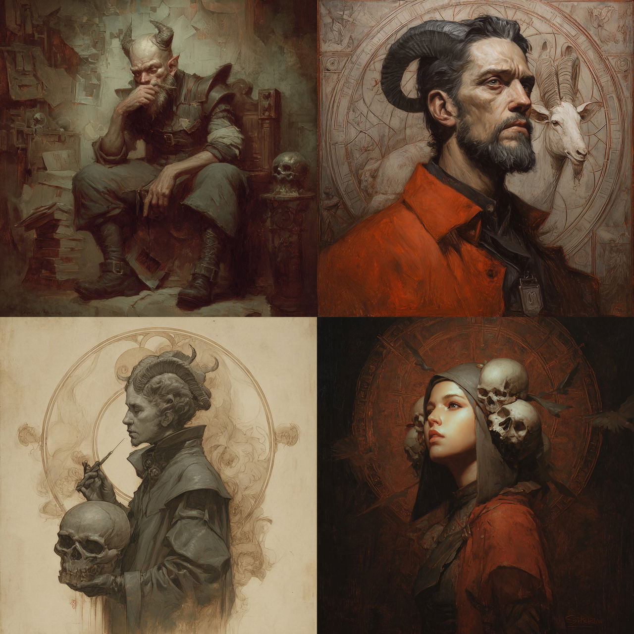 Sabbas Apterus style, Midjourney V7, render 1 of 4