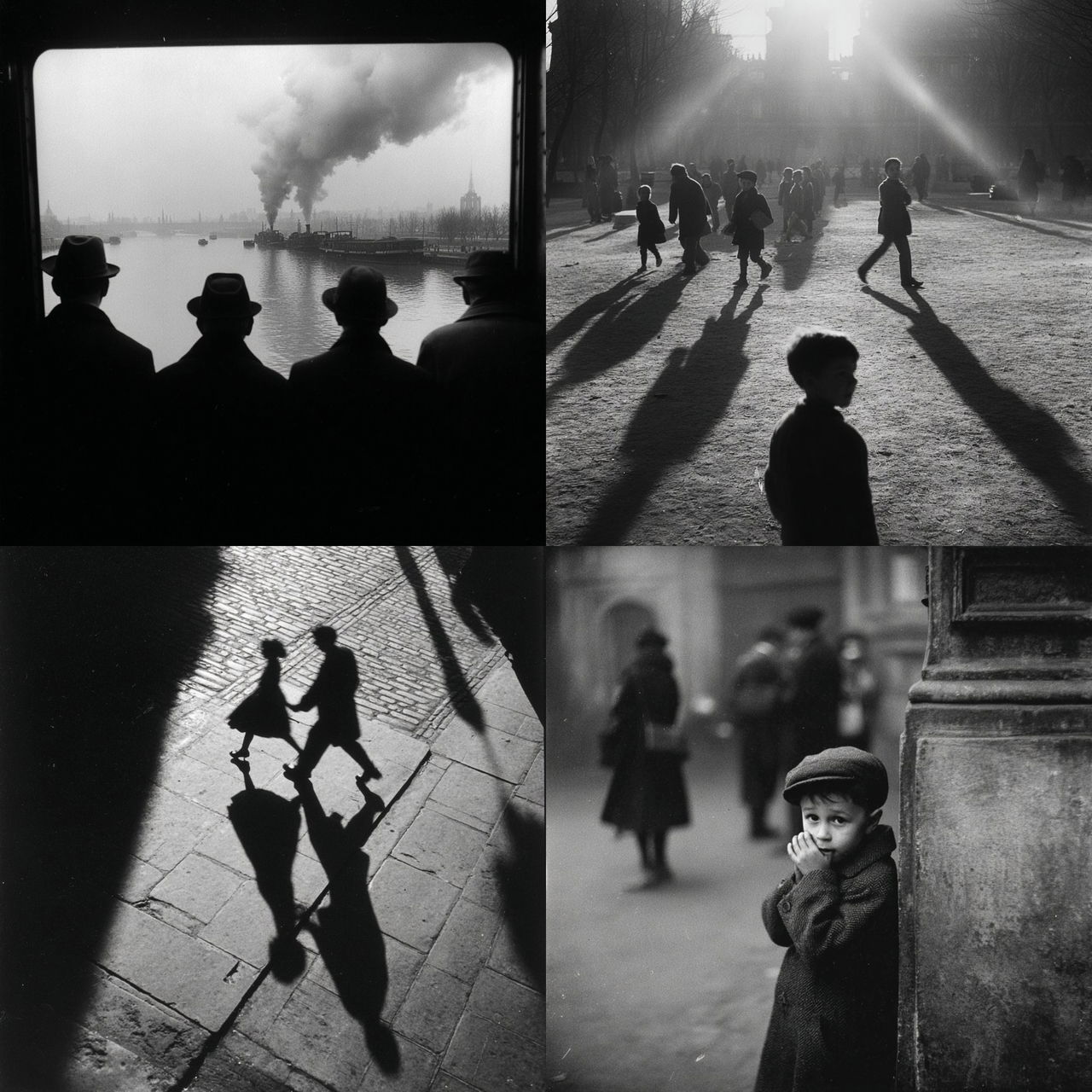 Sabine Weiss style, Midjourney V7, render 1 of 4