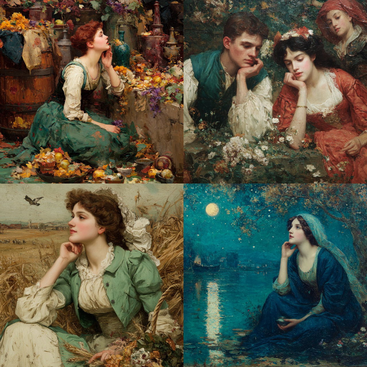 Samuel Melton Fisher style, Midjourney V7, render 1 of 4