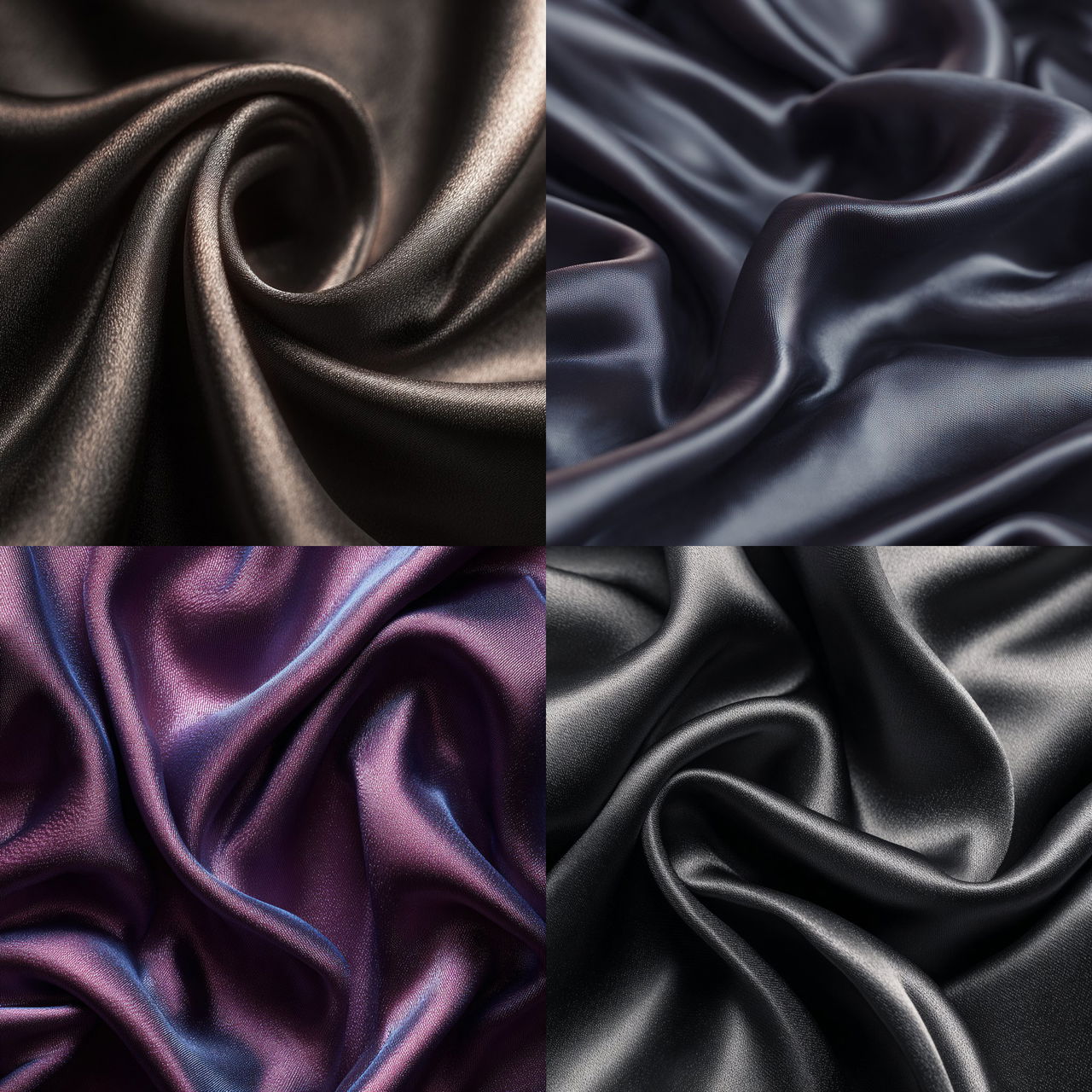Satin texture style, Midjourney V7, render 1 of 4