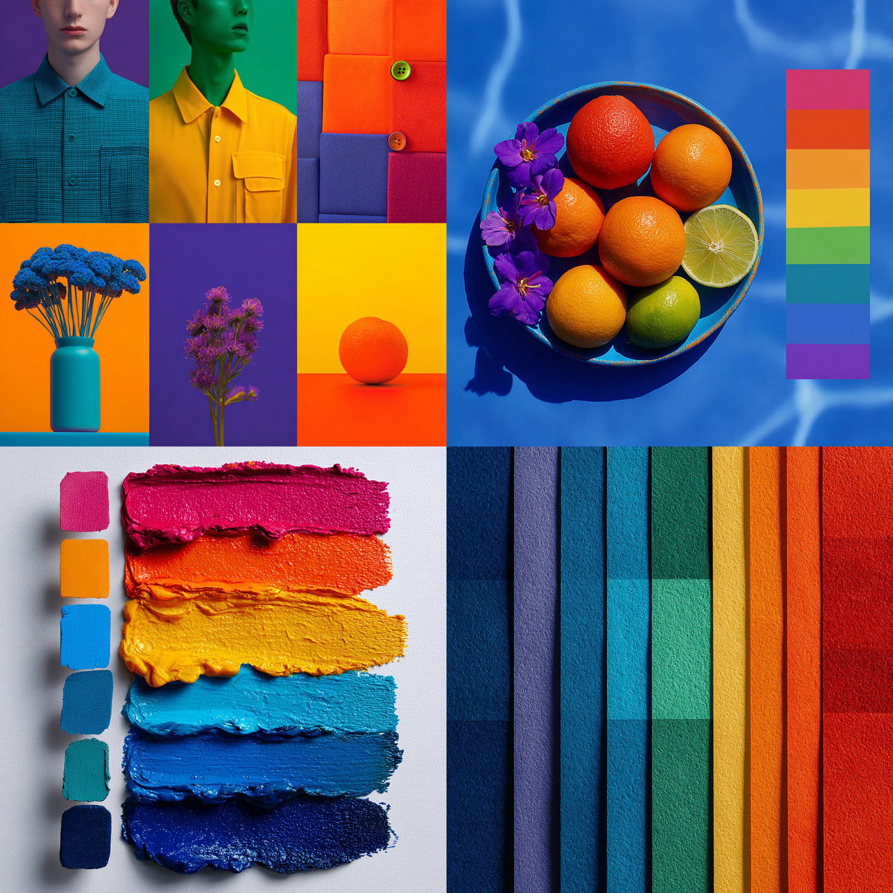 Saturated colors style, Midjourney V7, render 1 of 4