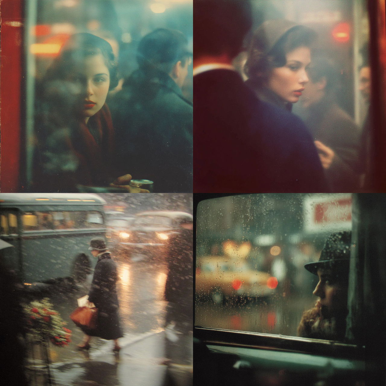 Saul Leiter style, Midjourney V7, render 1 of 4