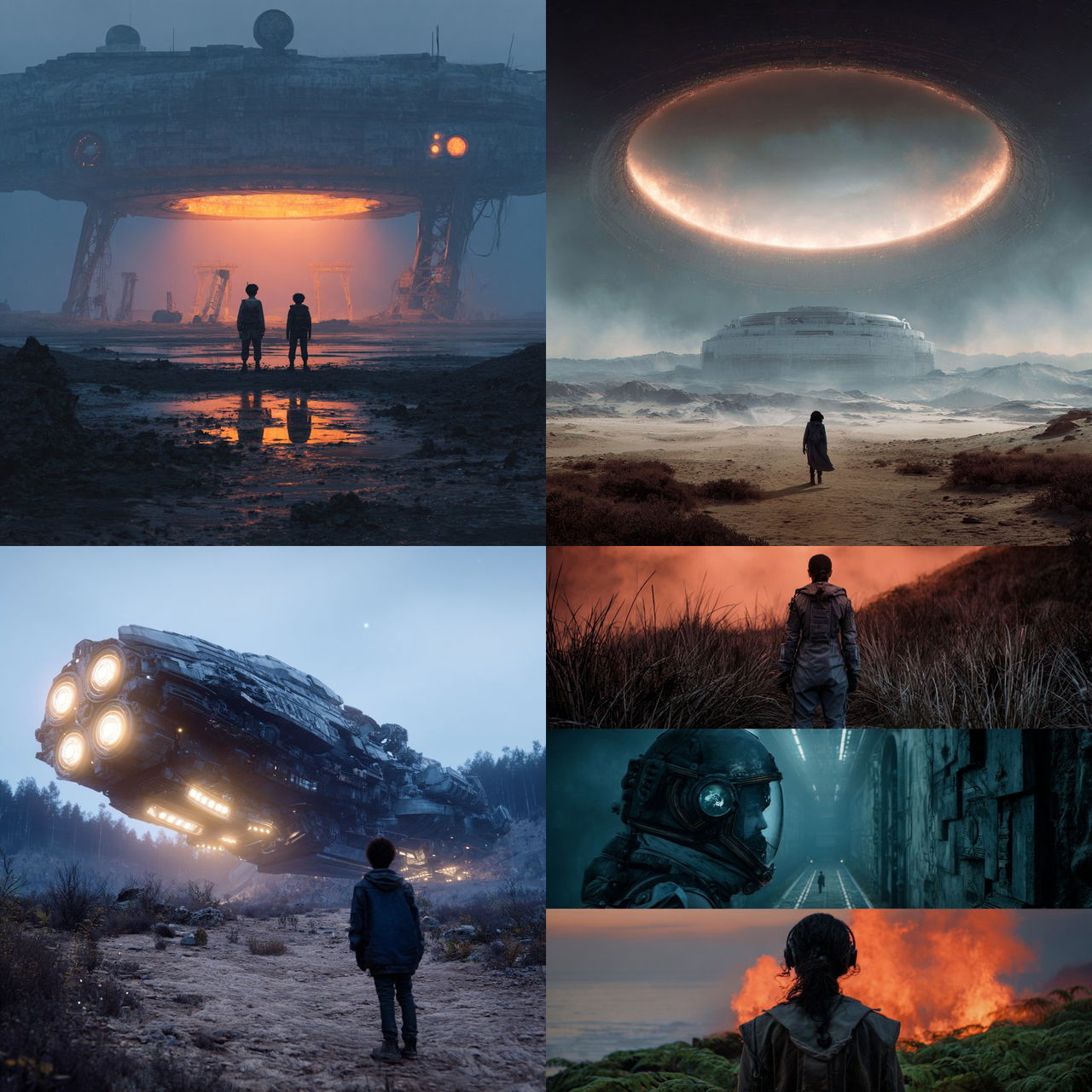 Sci-fi movie style, Midjourney V7, render 1 of 4