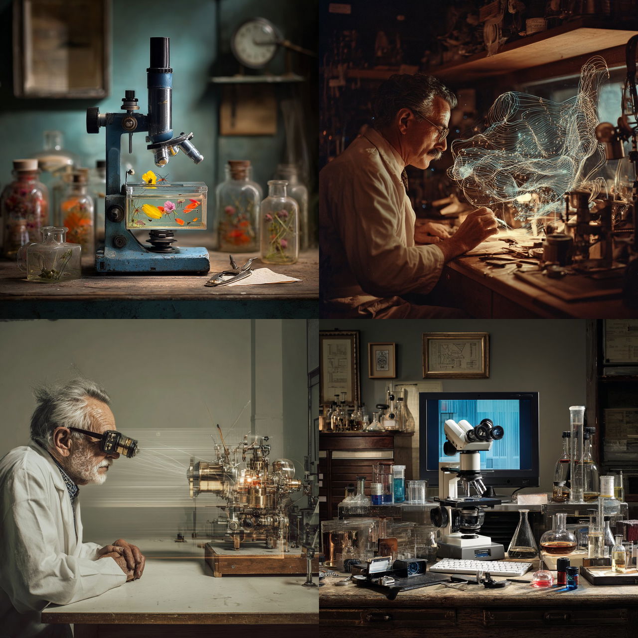 Scientific photography style, Midjourney V7, render 1 of 4