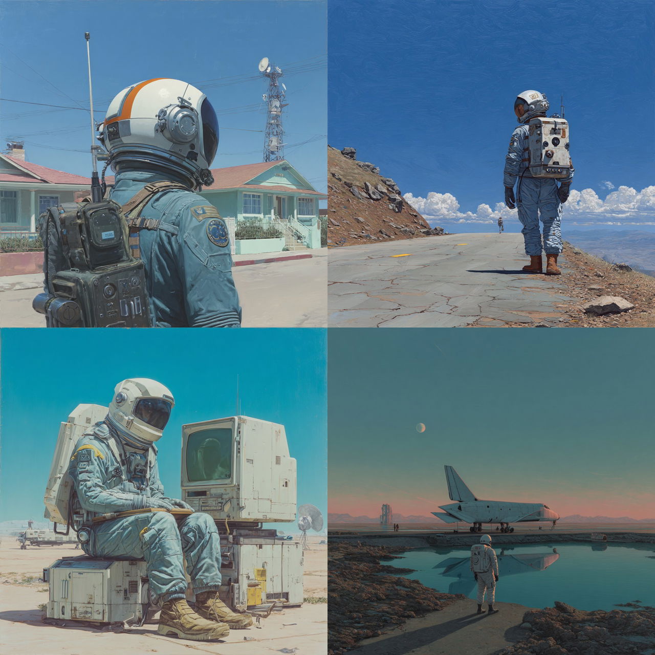 Scott Listfield style, Midjourney V7, render 1 of 4