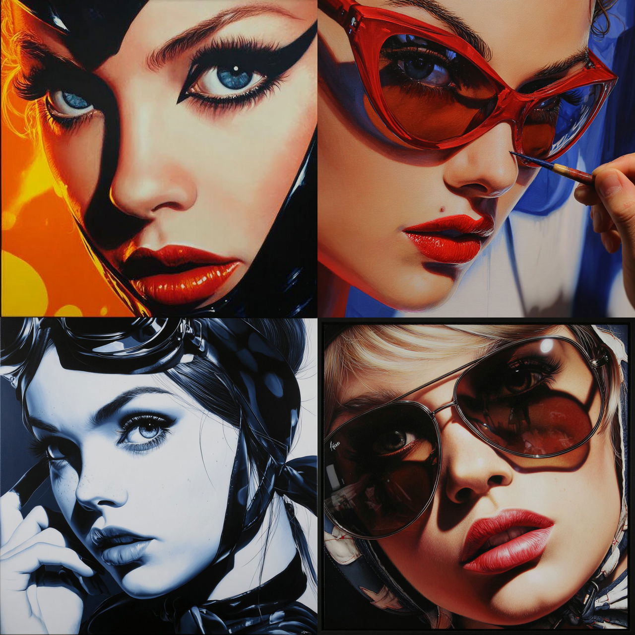 Scott Rohlfs style, Midjourney V7, render 1 of 4