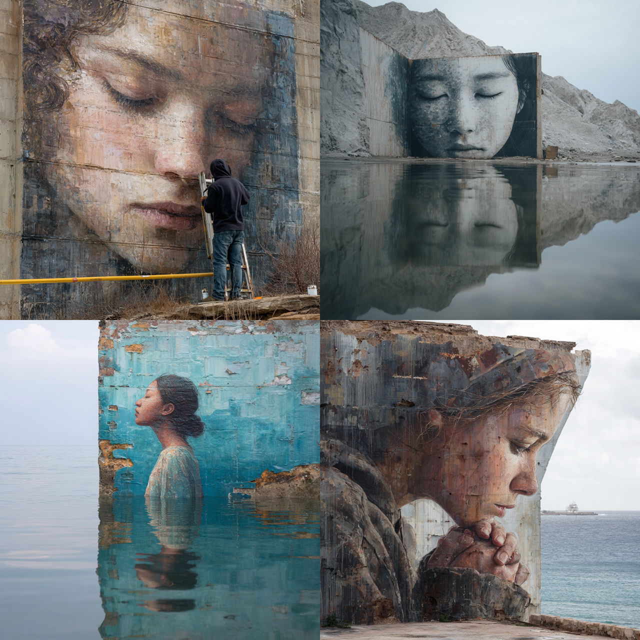 Sean Yoro style, Midjourney V7, render 1 of 4