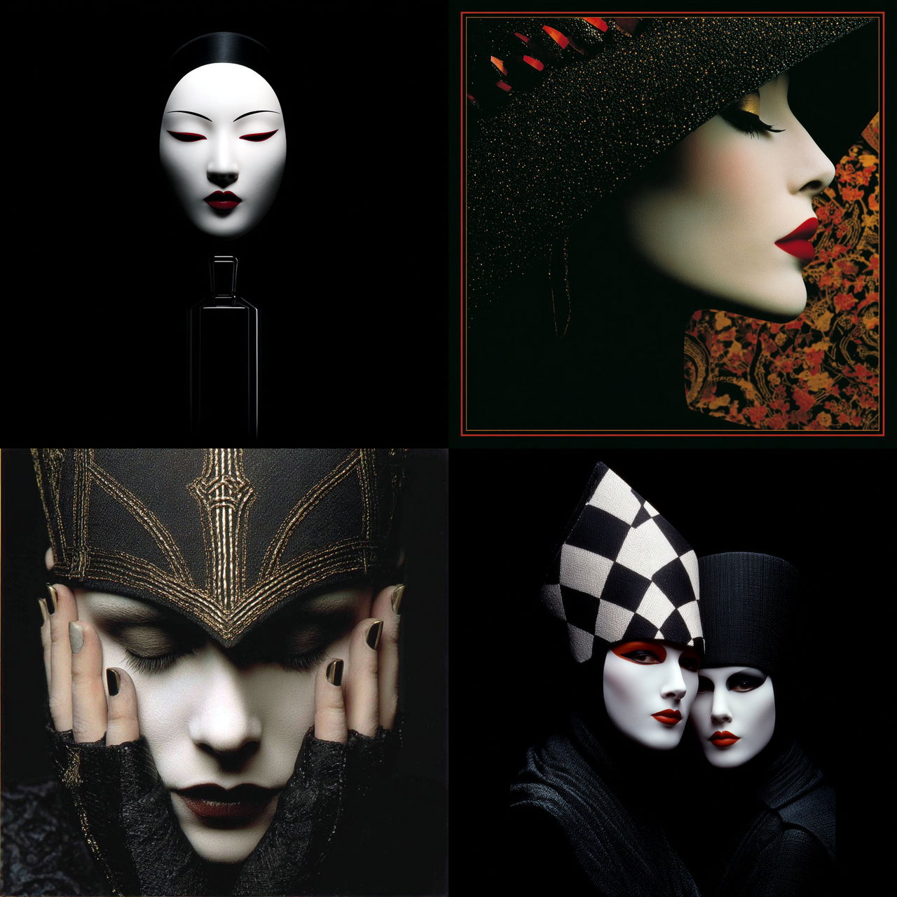 Serge Lutens style, Midjourney V7, render 1 of 4