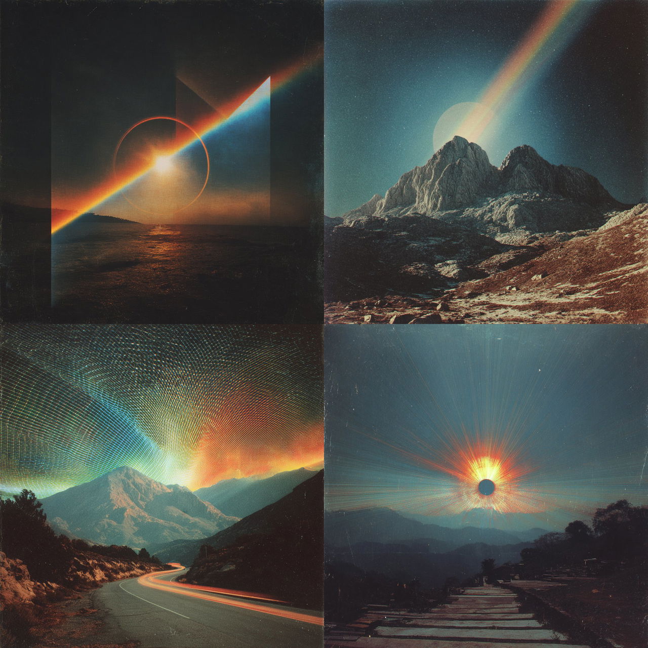 Solargram style, Midjourney V7, render 1 of 4