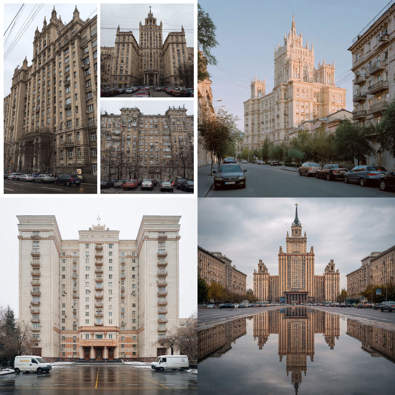 Stalinist architecture style, Midjourney V7, render 1 of 4