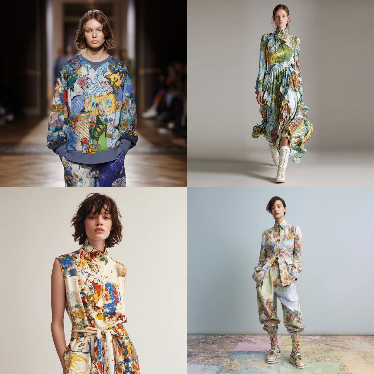 Stella McCartney style, Midjourney V7, render 1 of 4