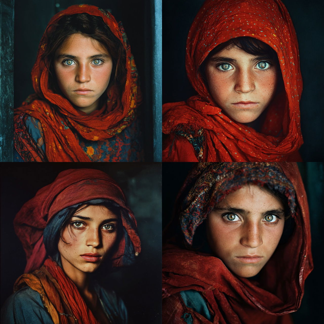 Steve McCurry style, Midjourney V7, render 1 of 4