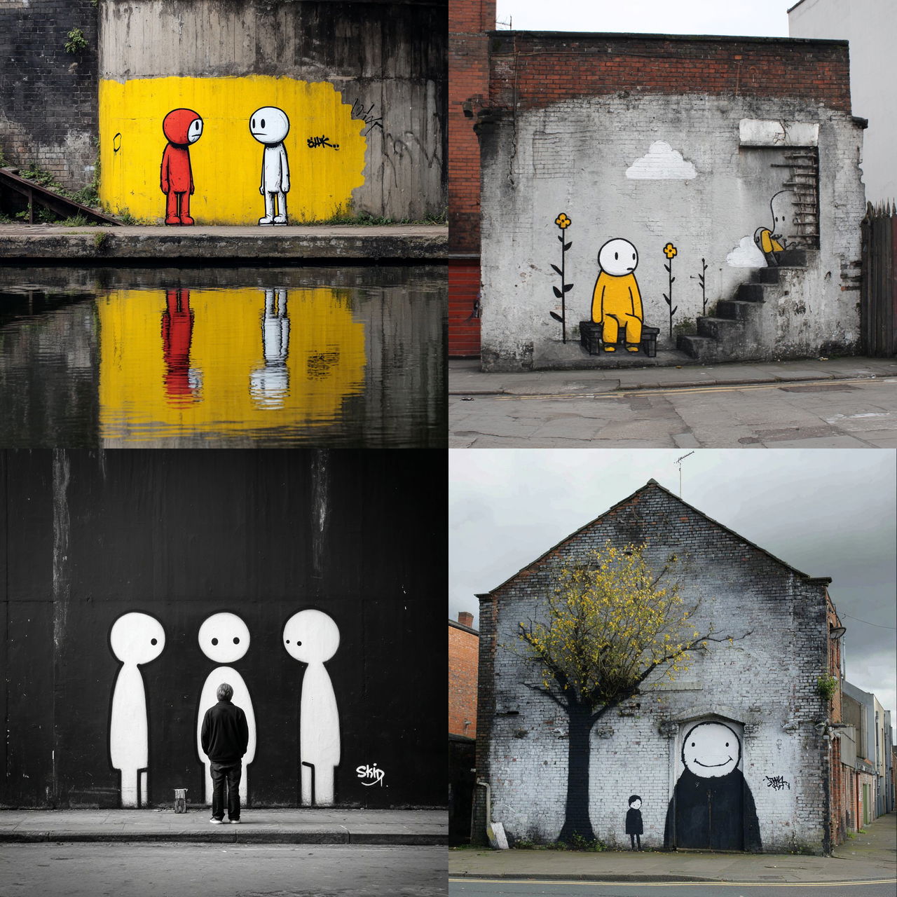 Stik style, Midjourney V7, render 1 of 4