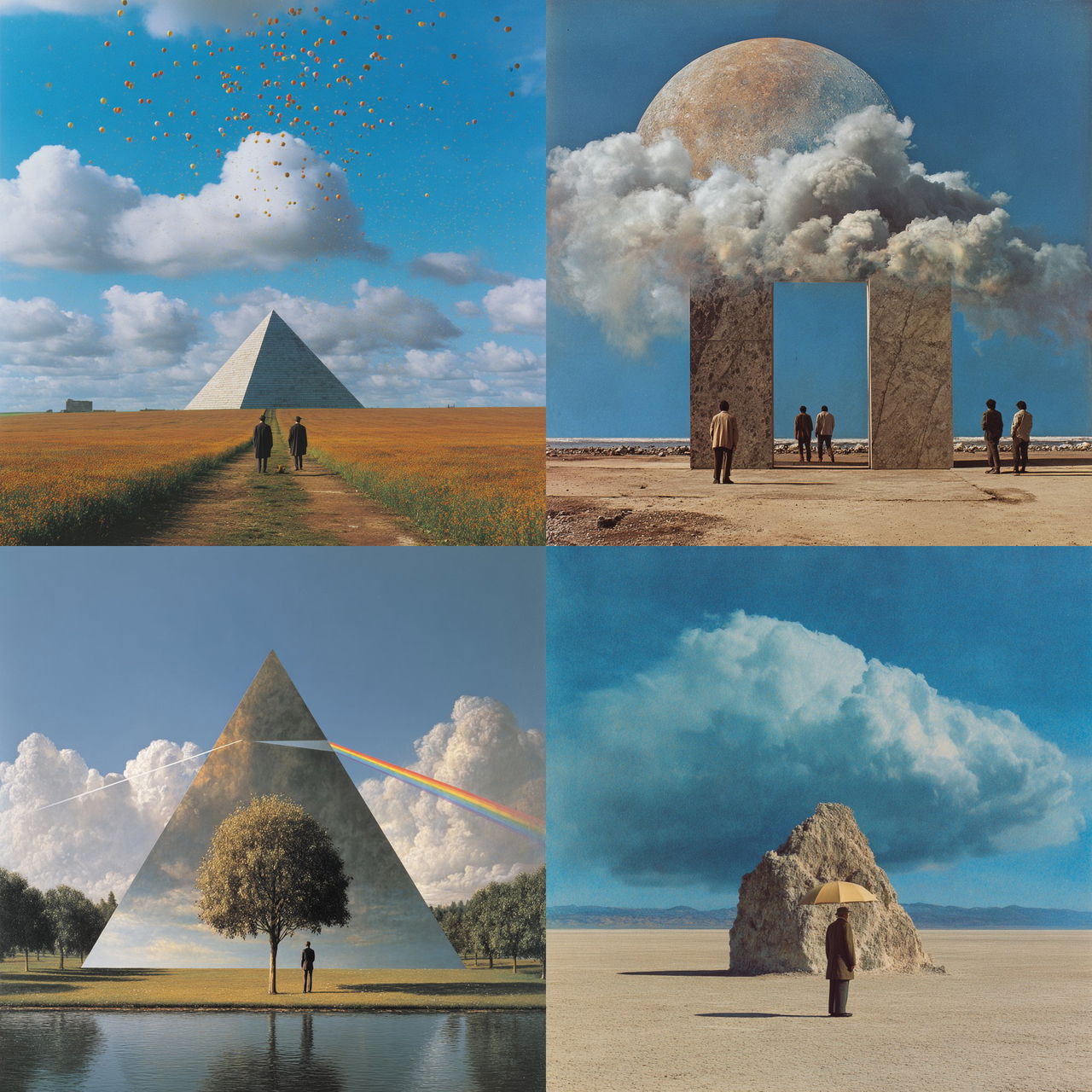 Storm Thorgerson style, Midjourney V7, render 1 of 4