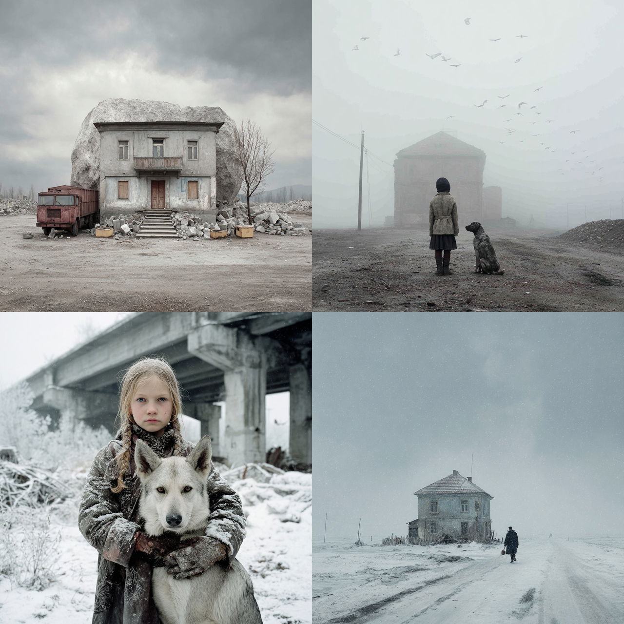 Tamas Dezso style, Midjourney V7, render 1 of 4