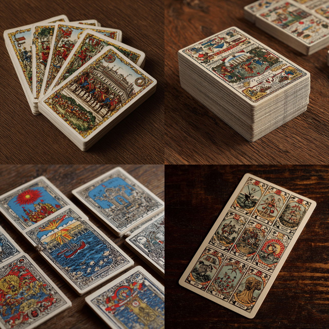 Tarot de Marseille style, Midjourney V7, render 1 of 4