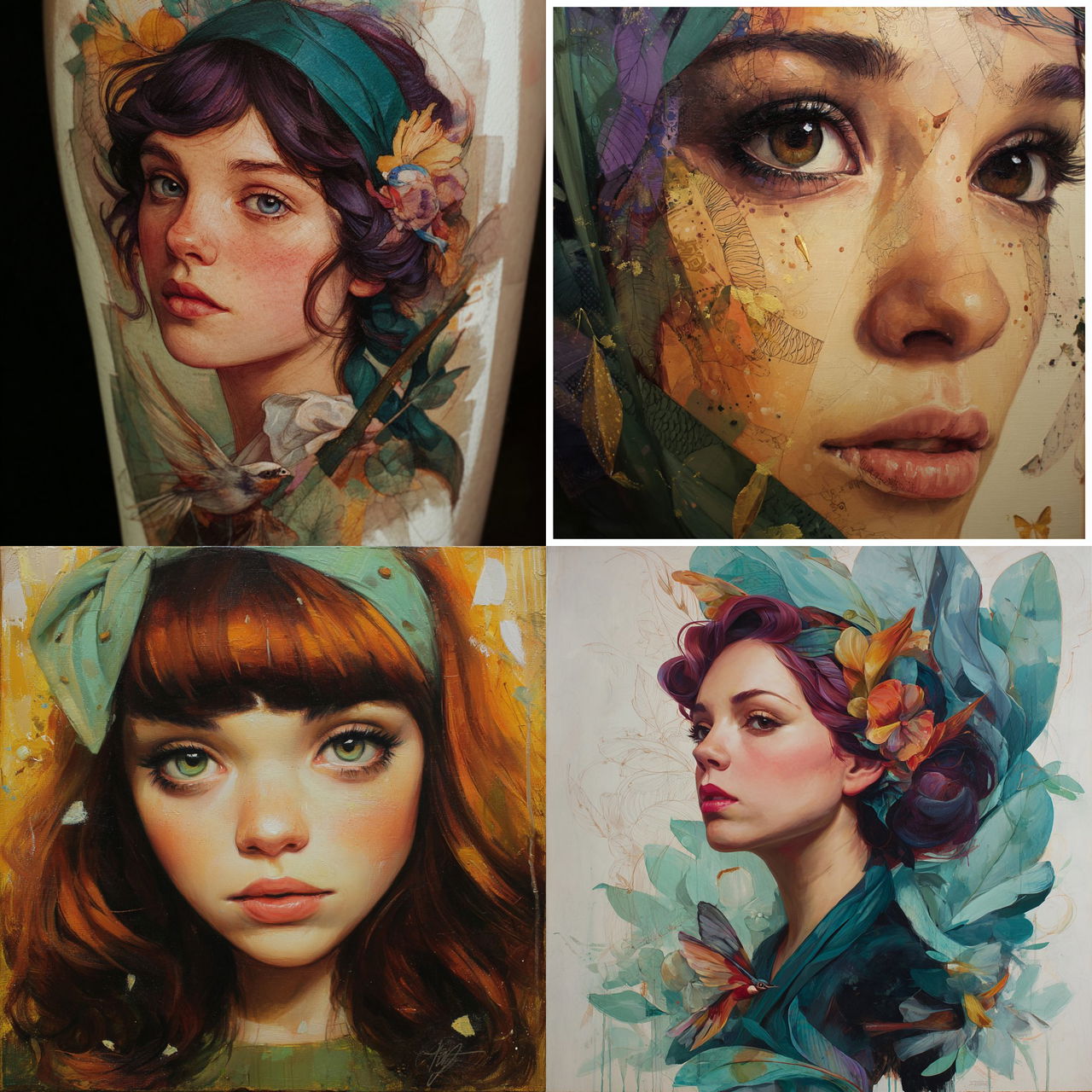 Tatiana Suarez style, Midjourney V7, render 1 of 4