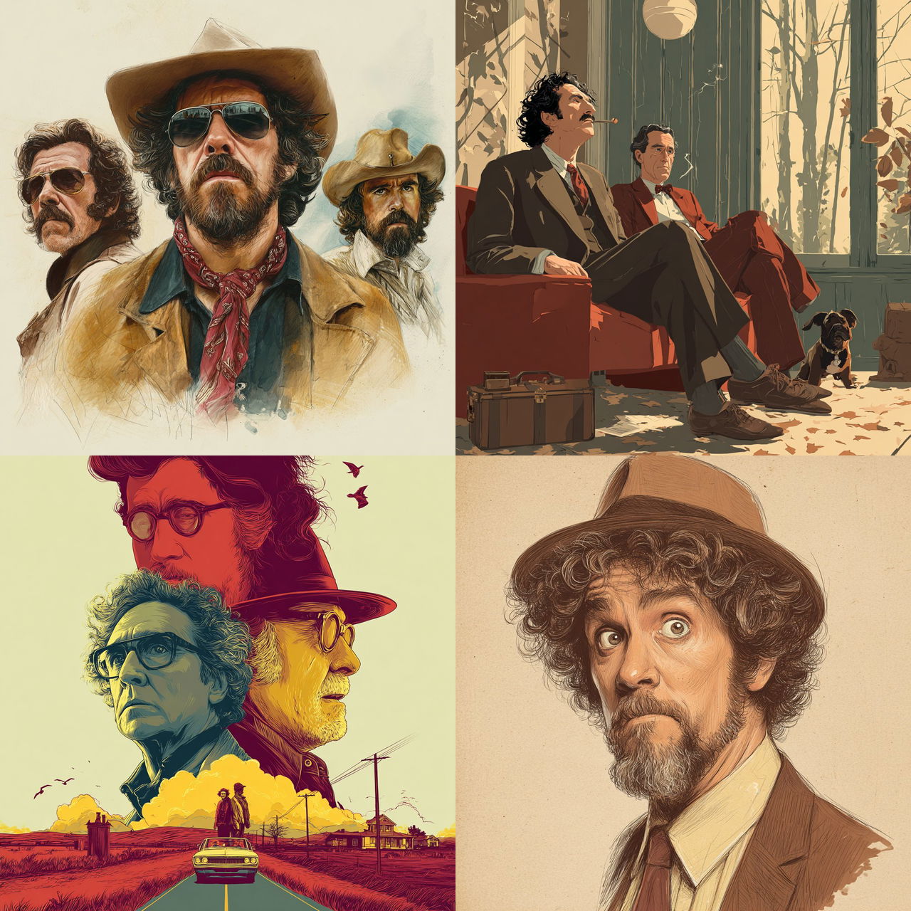 The Coen Brothers style, Midjourney V7, render 1 of 4