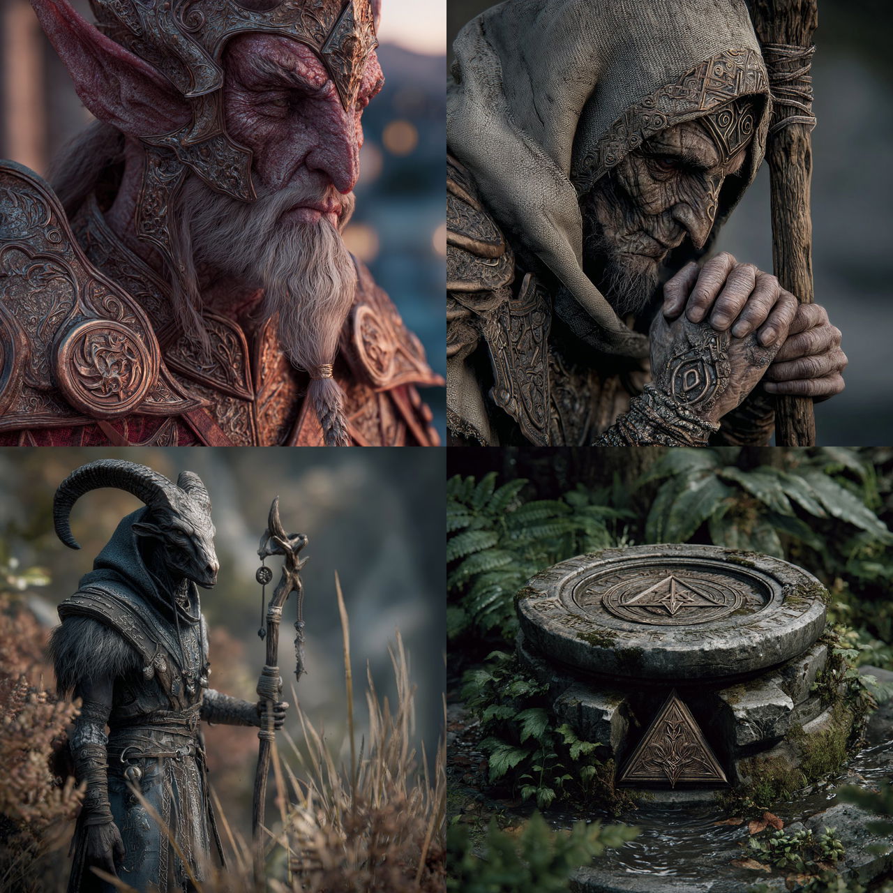 The Elder Scrolls style, Midjourney V7, render 1 of 4